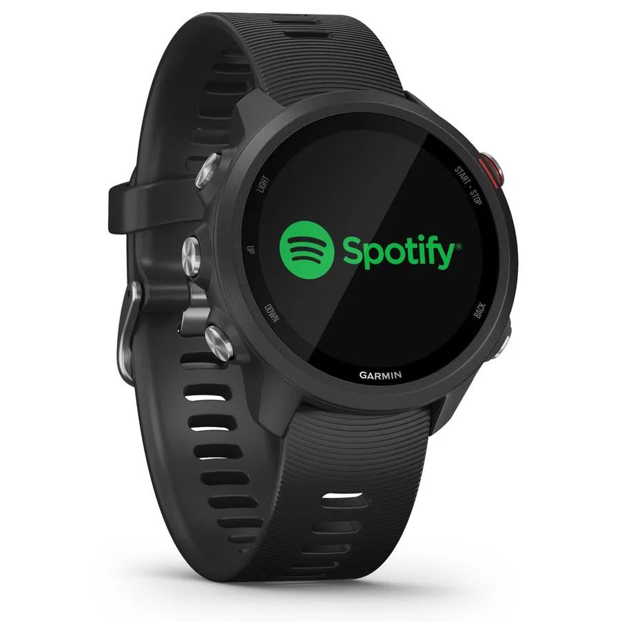 Garmin Forerunner 245 Music GPS Running Smartwatch - Black ( Refurbished Grade - C )