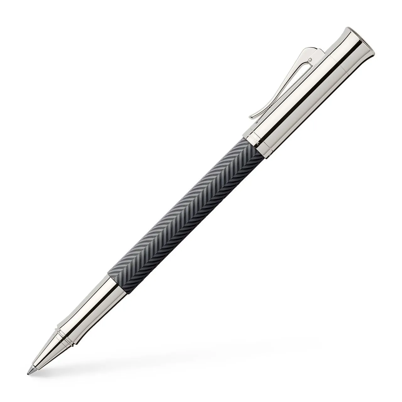 Graf Von Faber-Castell Guilloche Rollerball Pen Cisele Anthracite
