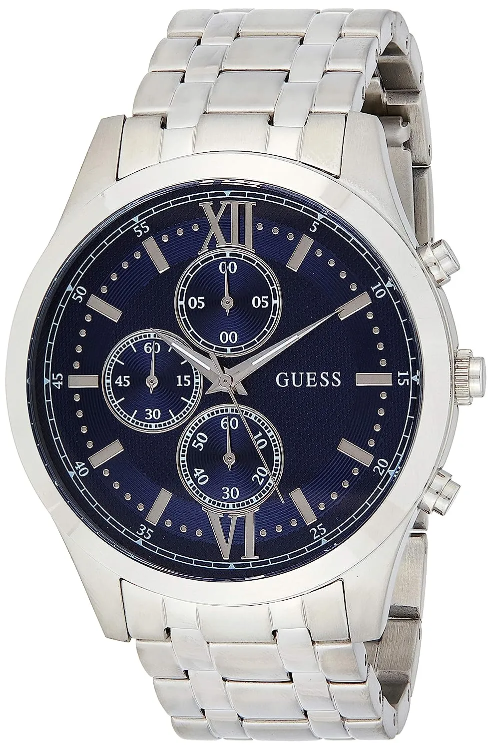 Guess Mens Blue Chronograph Watch - W0875G1