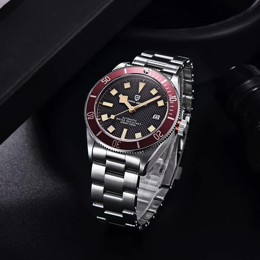 LACZ DENTON Pagani Design PD1671V2 BB58 Men's Watches Mechanical Watch for Men Luxury Automatic Watch Men NH35 100M Waterproof