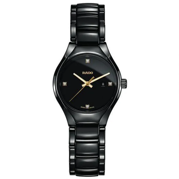 Ladies' Rado True Diamonds Black Watch R27059712