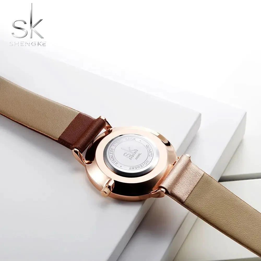 Leather Quartz Watch