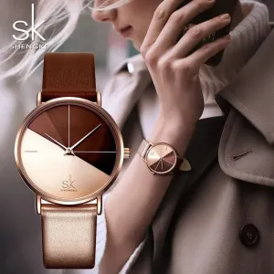Leather Quartz Watch