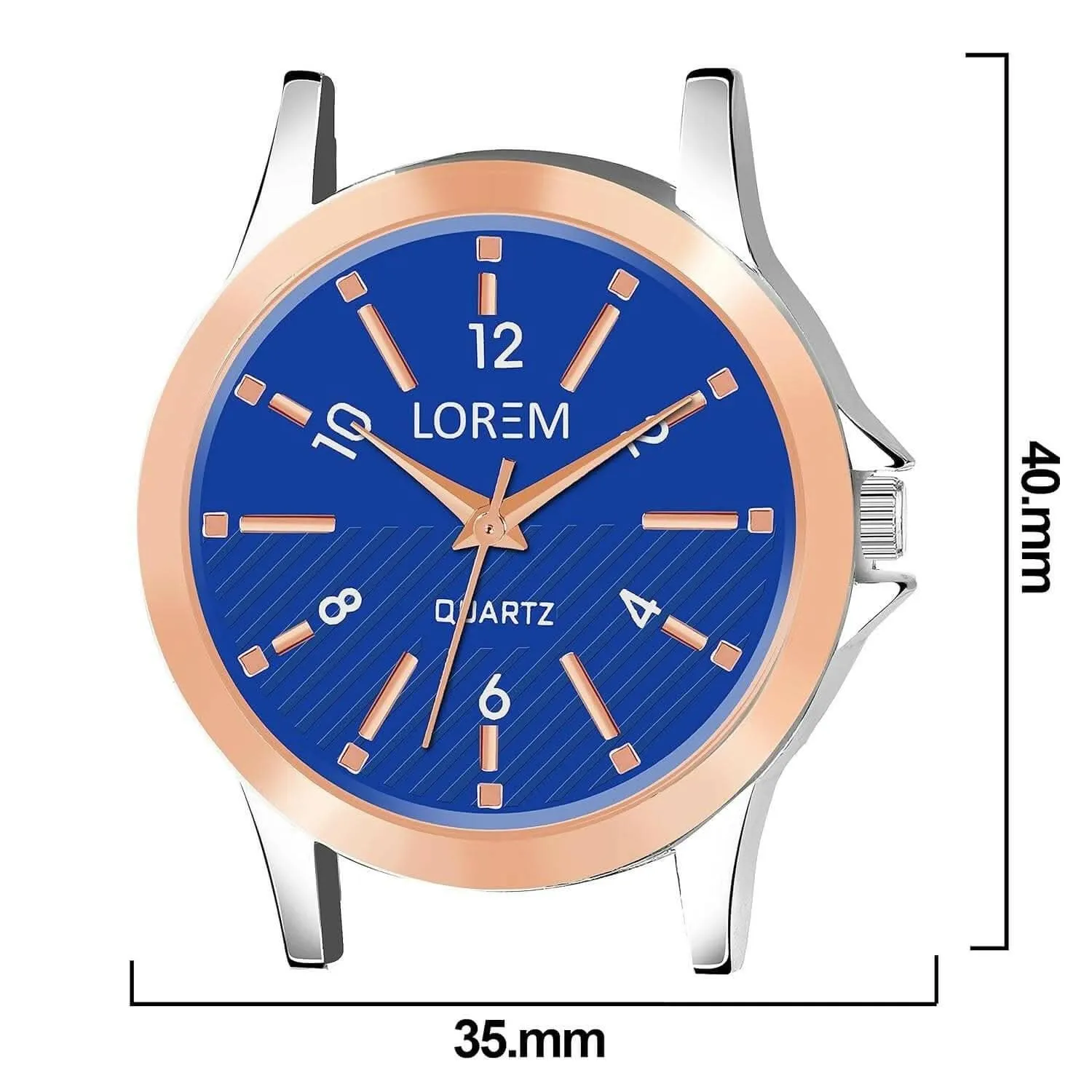 LOREM Blue Stylish Dial Analog Watch For Women LR342