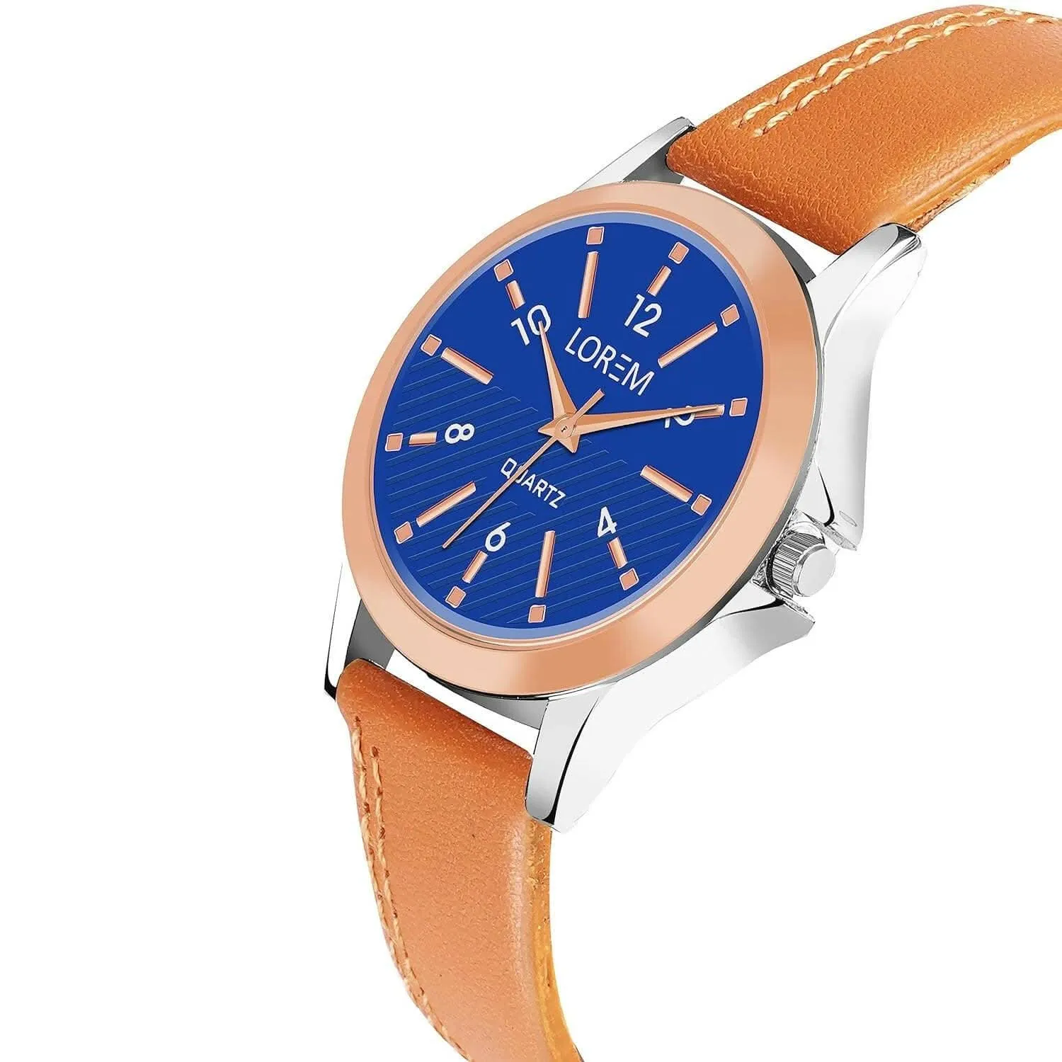 LOREM Blue Stylish Dial Analog Watch For Women LR342
