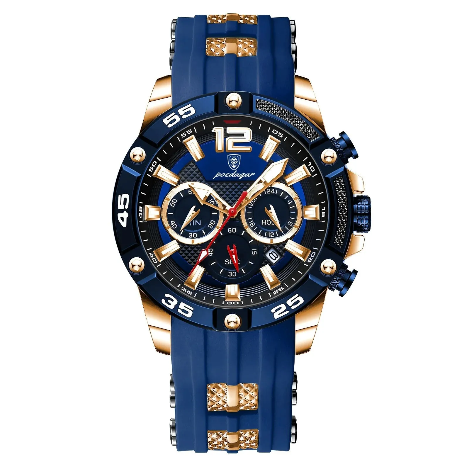 Luxury Man Wristwatch Sport Chronograph Waterproof Watches for Men