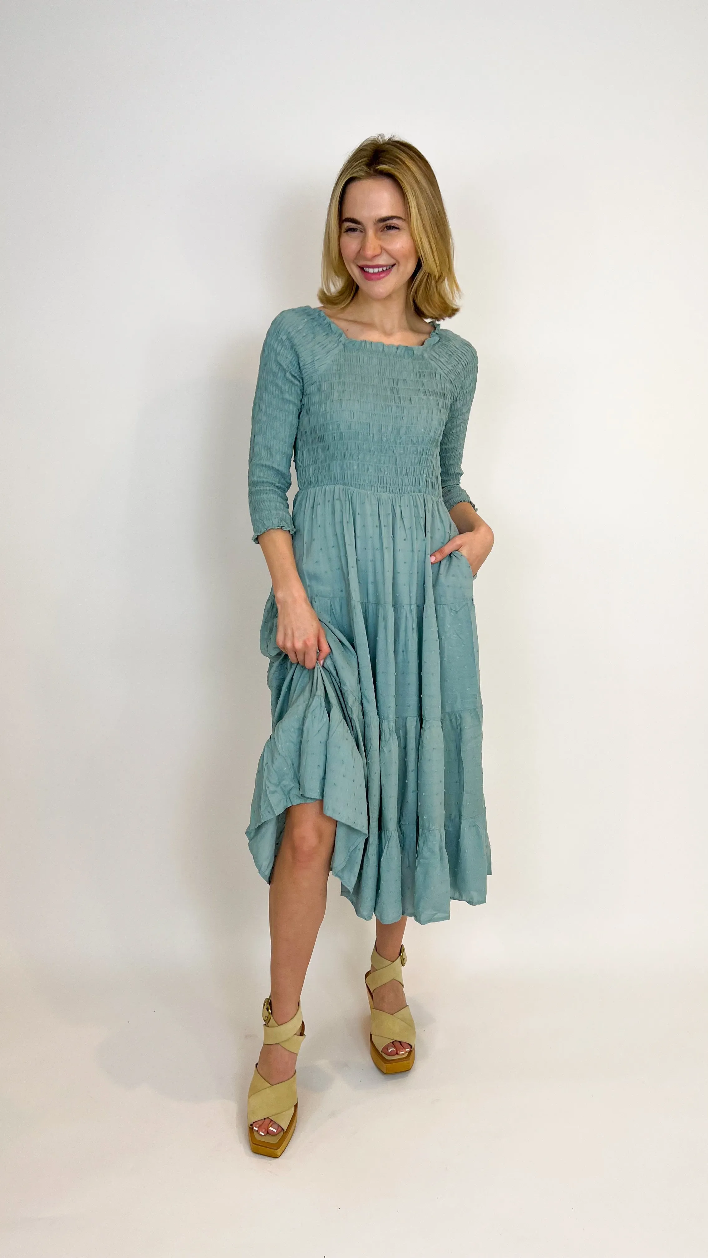 Made For Frolicking Smocked Dress