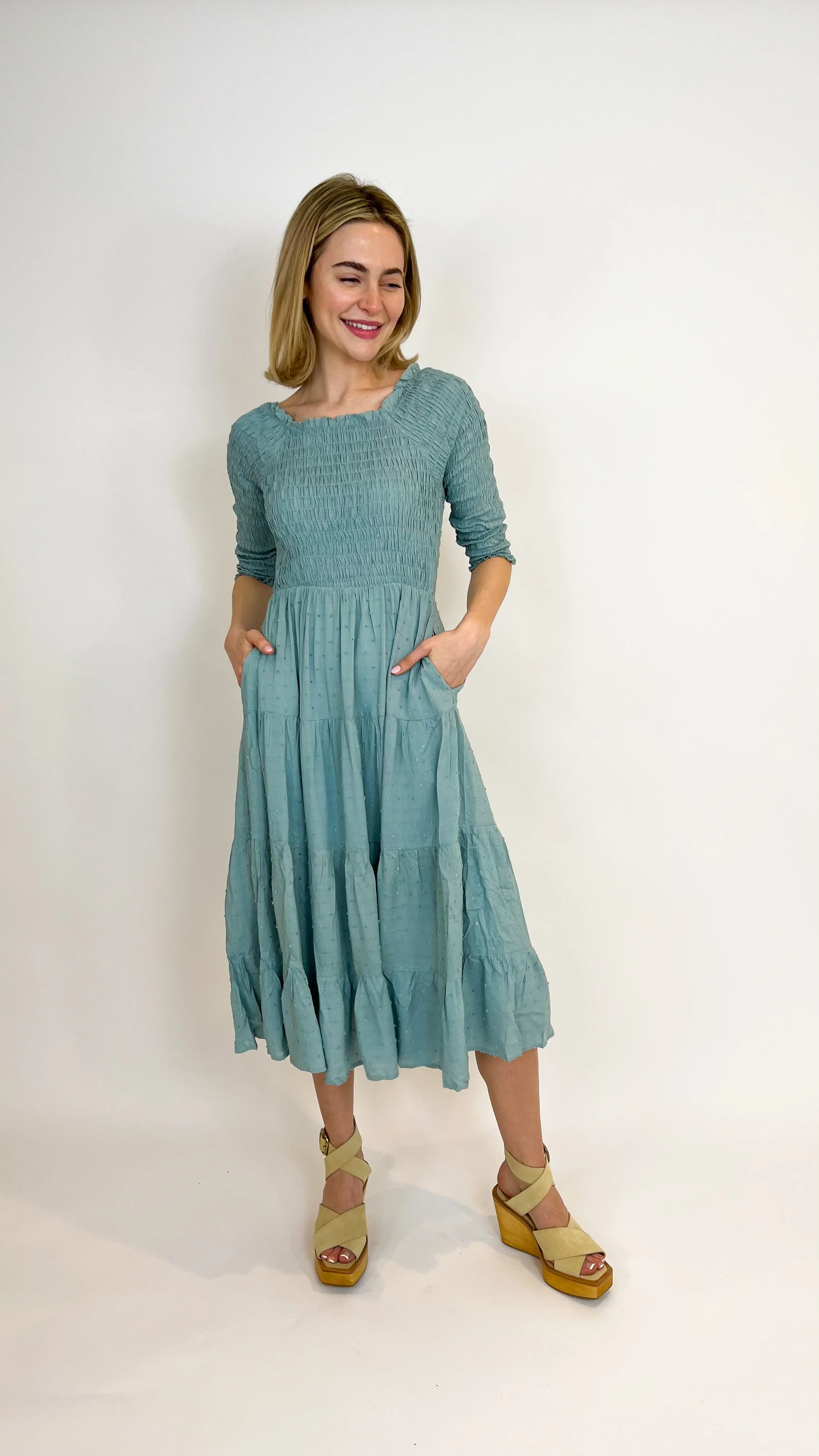 Made For Frolicking Smocked Dress