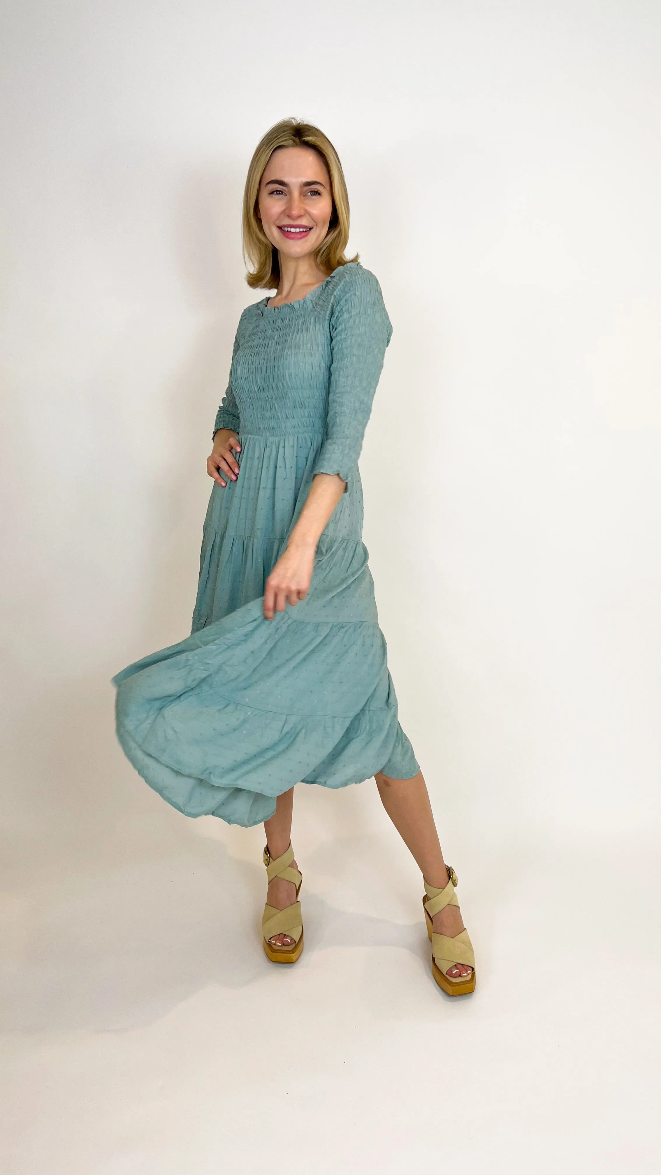 Made For Frolicking Smocked Dress