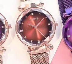 Magnet Magnetic Force Unique Creative Band Luxury Quartz Watches
