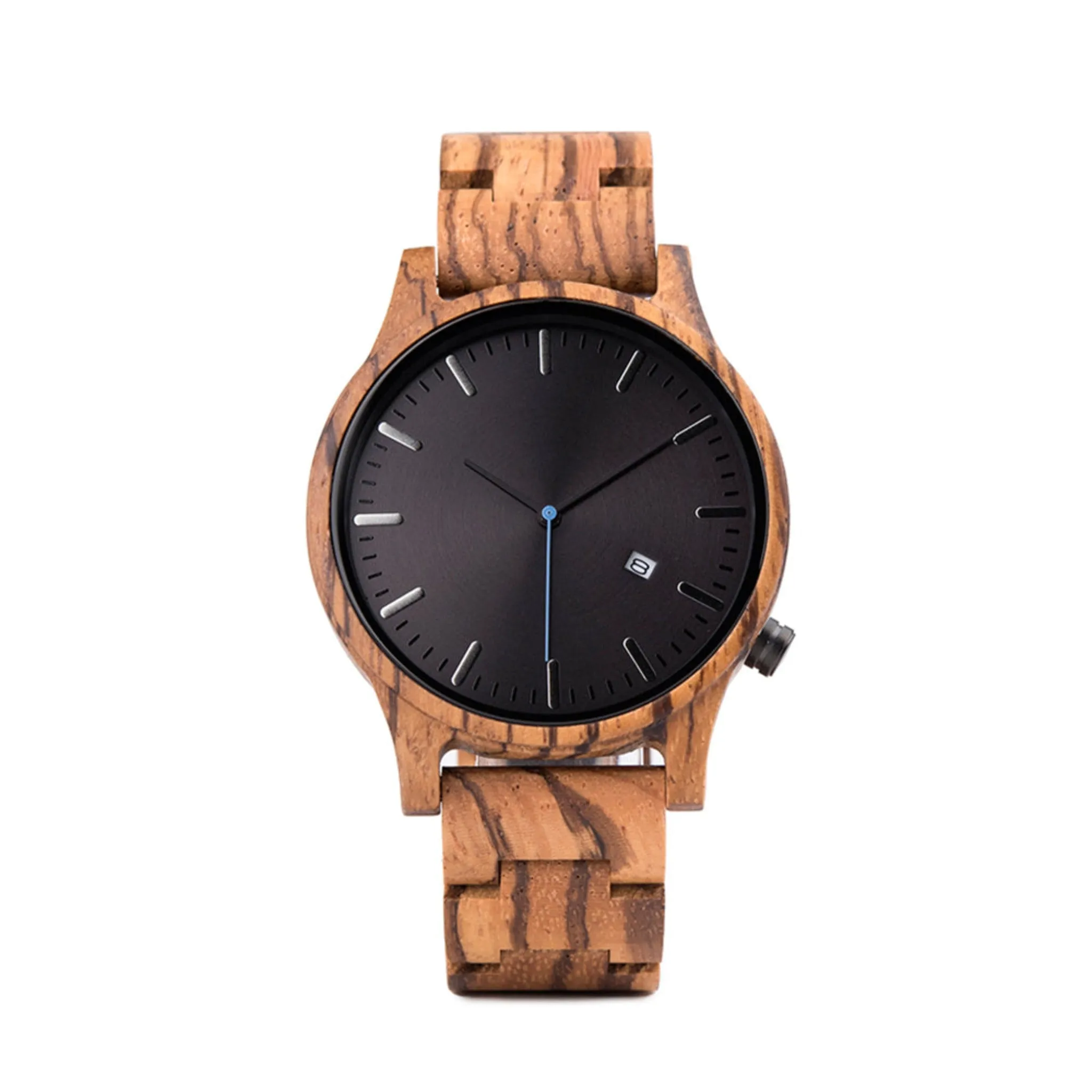 Manchester - Zebrawood Minimal Watch