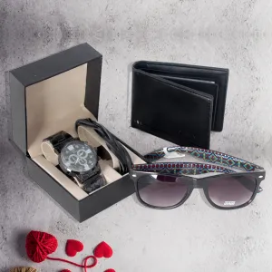 Men Watch Gift Set -7961