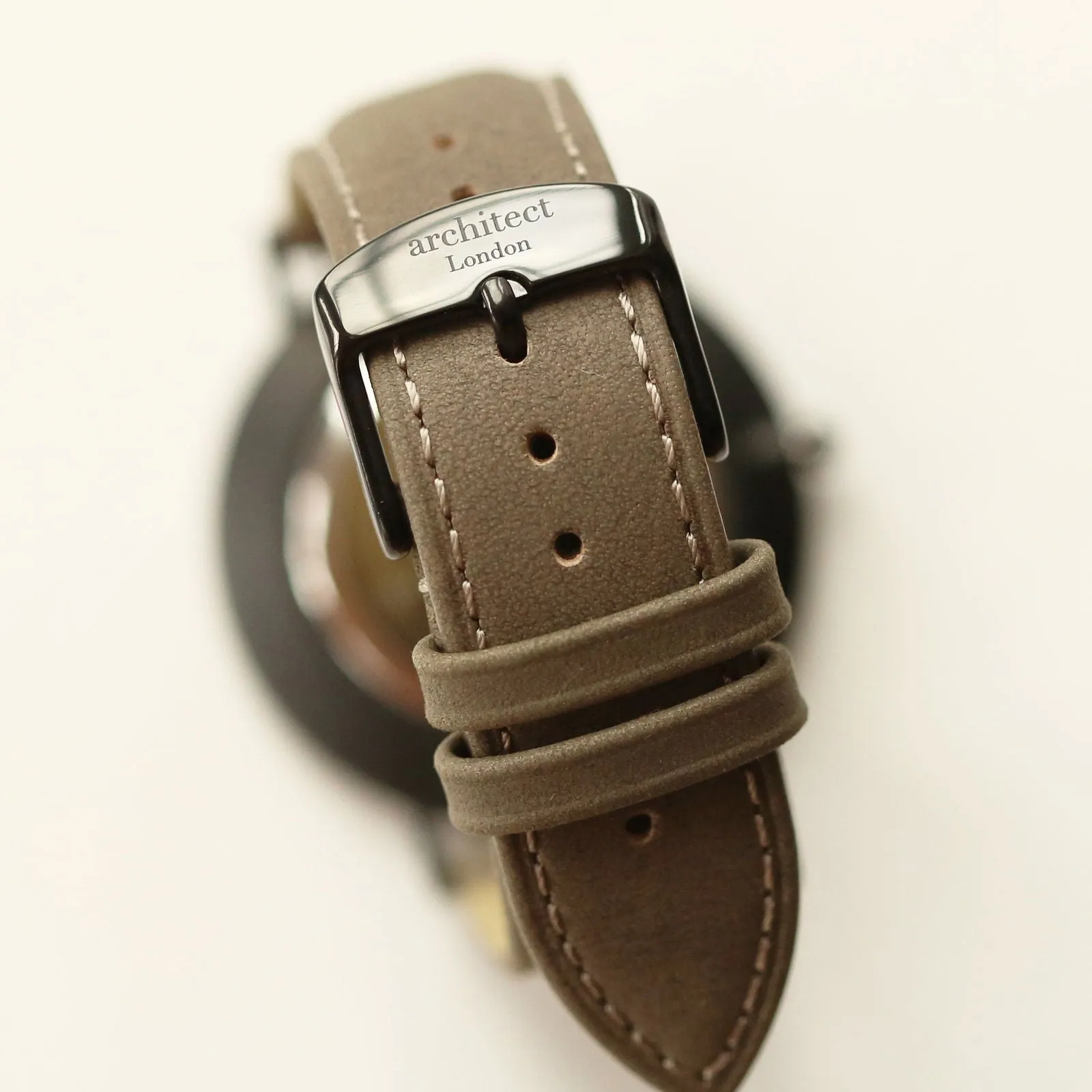 Men's Handwriting Engraved Watch - Minimalist Watch   Urban Grey
