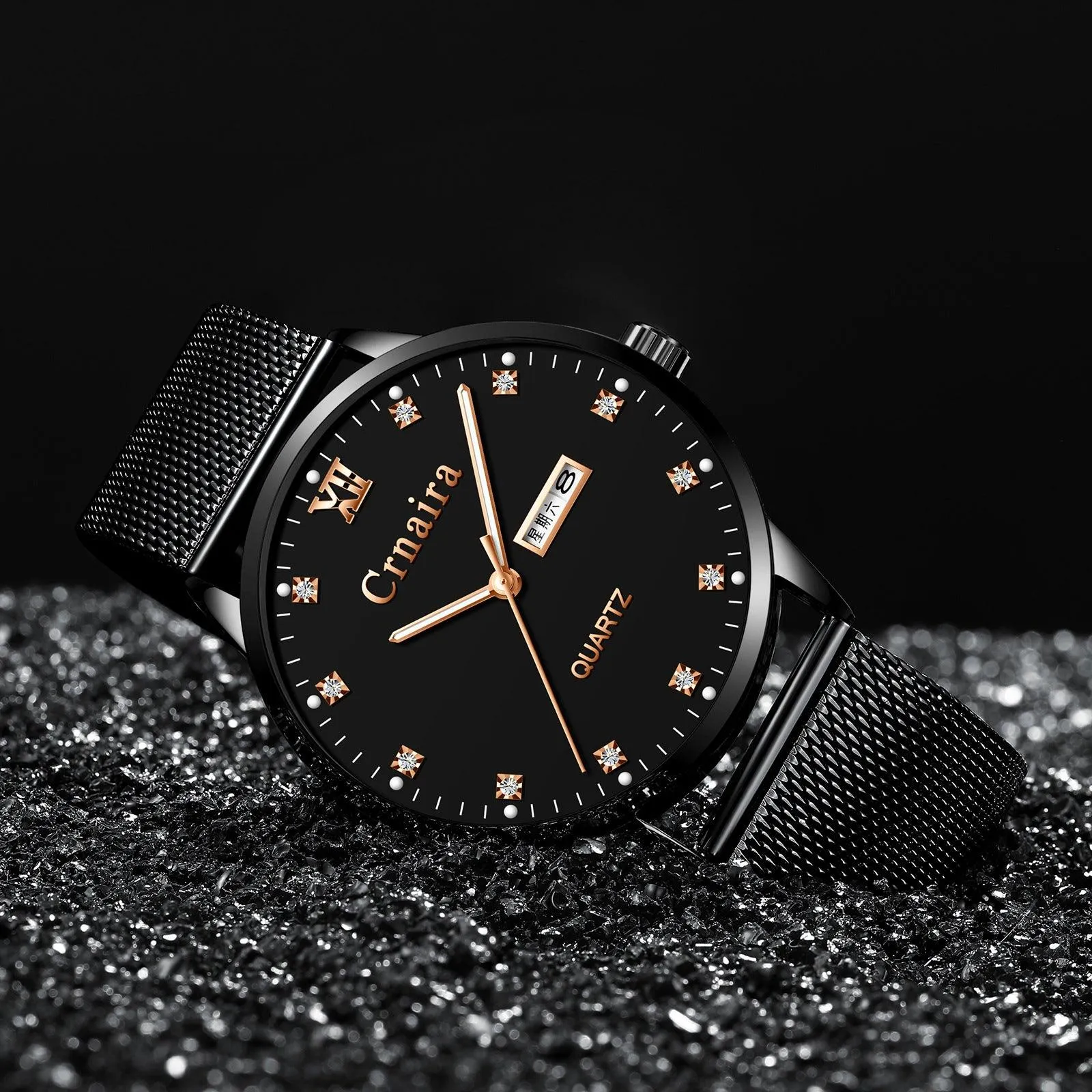 Men's Multifunctional Waterproof Fashion Luminous Quartz Watch