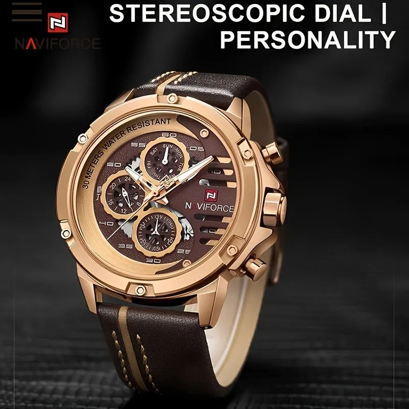 Mens Stylish Quartz Watch Retro Steampunk Fashion