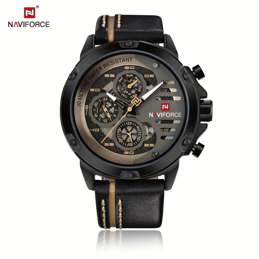 Mens Stylish Quartz Watch Retro Steampunk Fashion