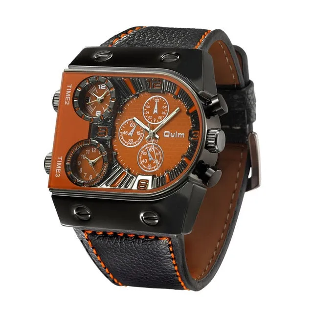 Men's Watches Mens Quartz Casual Leather Strap Wristwatch