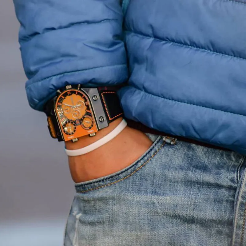 Men's Watches Mens Quartz Casual Leather Strap Wristwatch