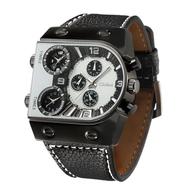 Men's Watches Mens Quartz Casual Leather Strap Wristwatch