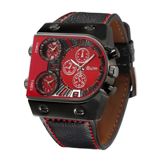 Men's Watches Mens Quartz Casual Leather Strap Wristwatch
