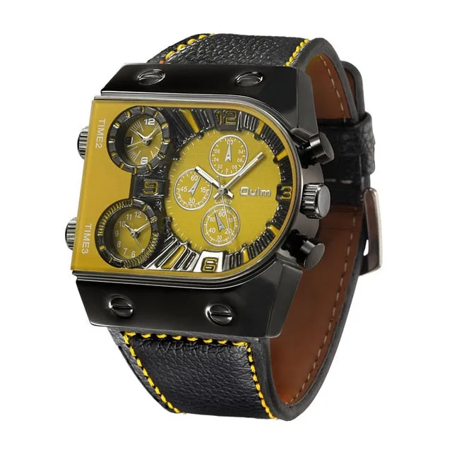 Men's Watches Mens Quartz Casual Leather Strap Wristwatch