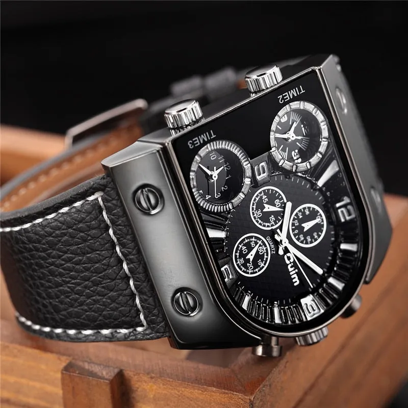 Men's Watches Mens Quartz Casual Leather Strap Wristwatch