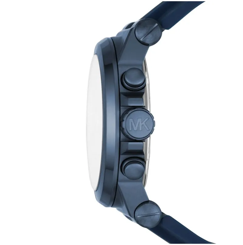 Michael Kors Men's Dylan Navy Silicone Chronograph Watch