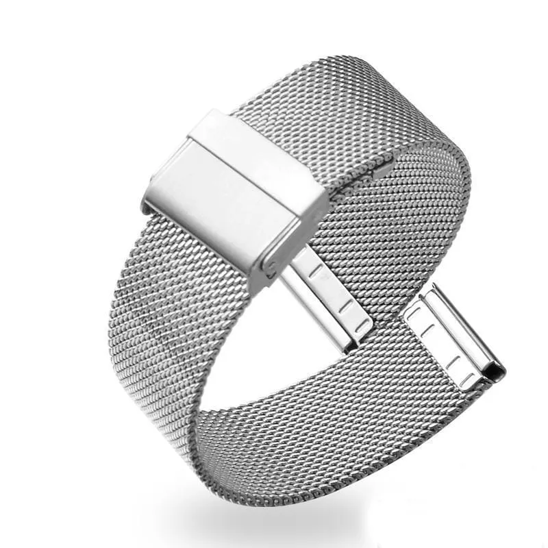 Milanese Stainless Steel Watch Straps compatible with 19mm Watches