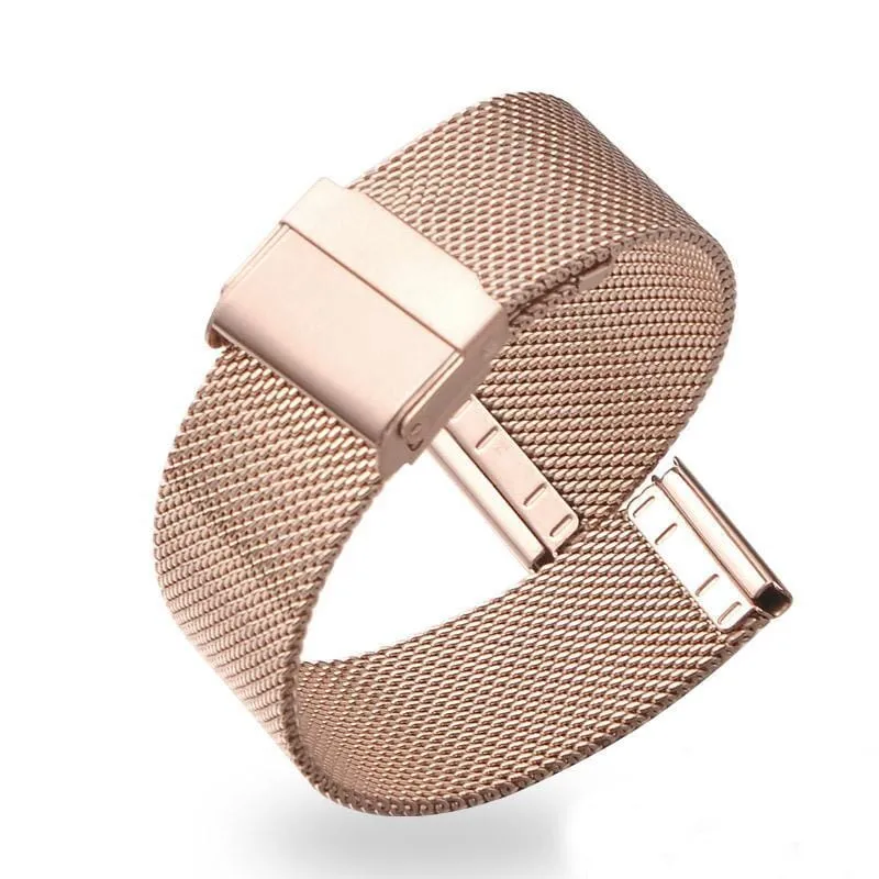 Milanese Stainless Steel Watch Straps compatible with 19mm Watches