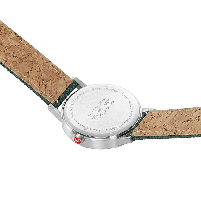 Mondaine Classic 40 mm, Forest Green Watch
