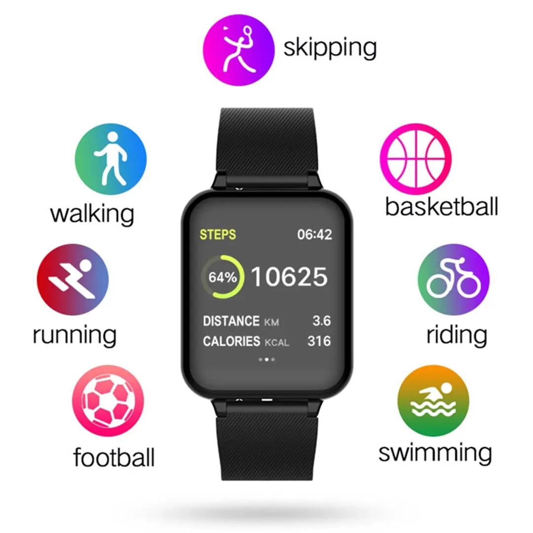 NNEAGS 3X Waterproof Fitness Smart Wrist Watch Heart Rate Monitor Tracker Bundle