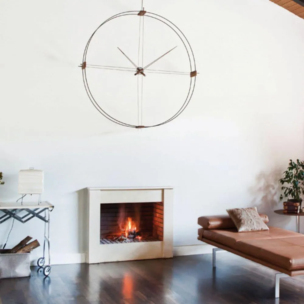 Nomon Delmori G wall clock with walnut hands