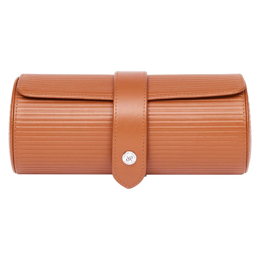 Nova Three Watch Roll - Tan