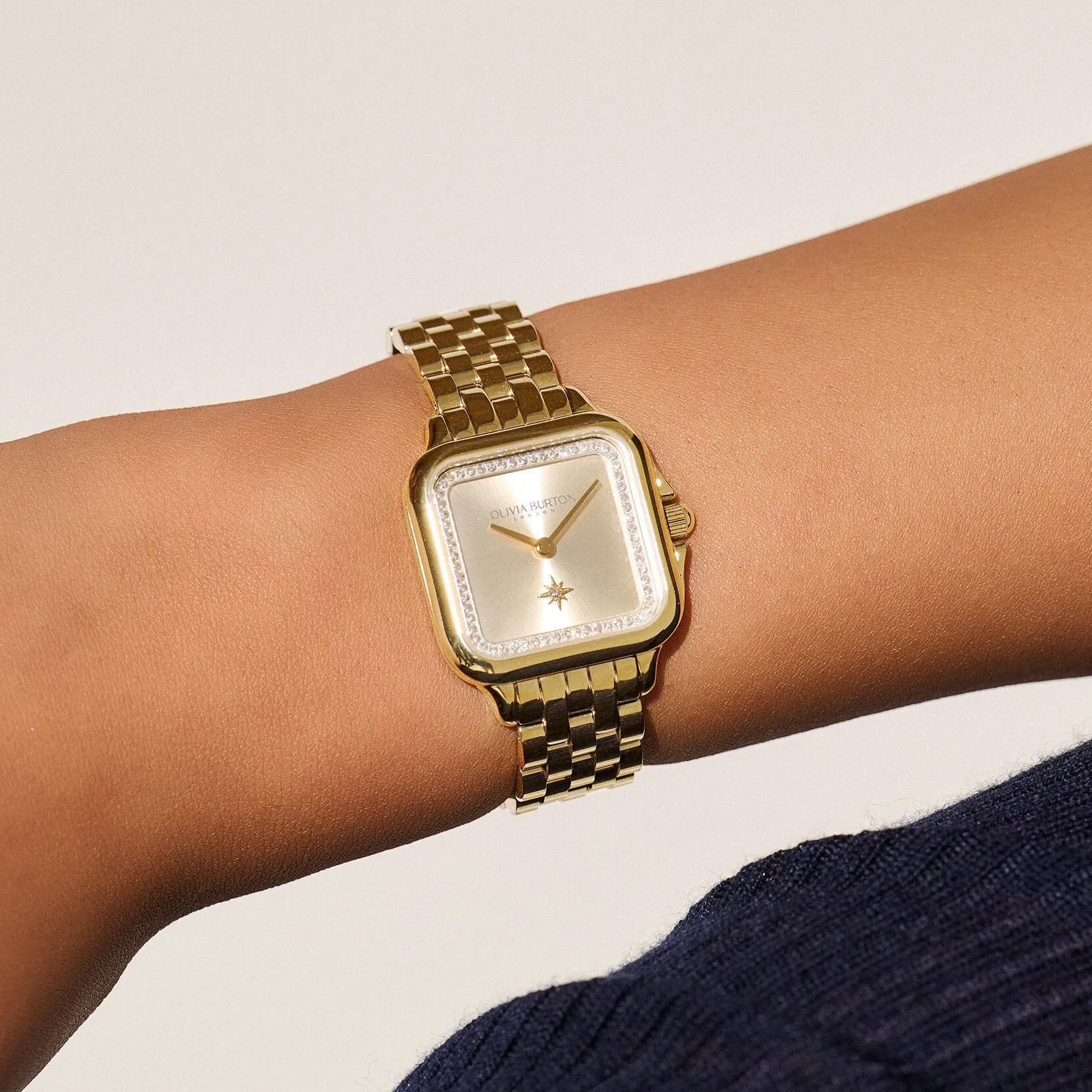 Olivia Burton Classic 28mm Grosvenor Gold Bracelet Watch