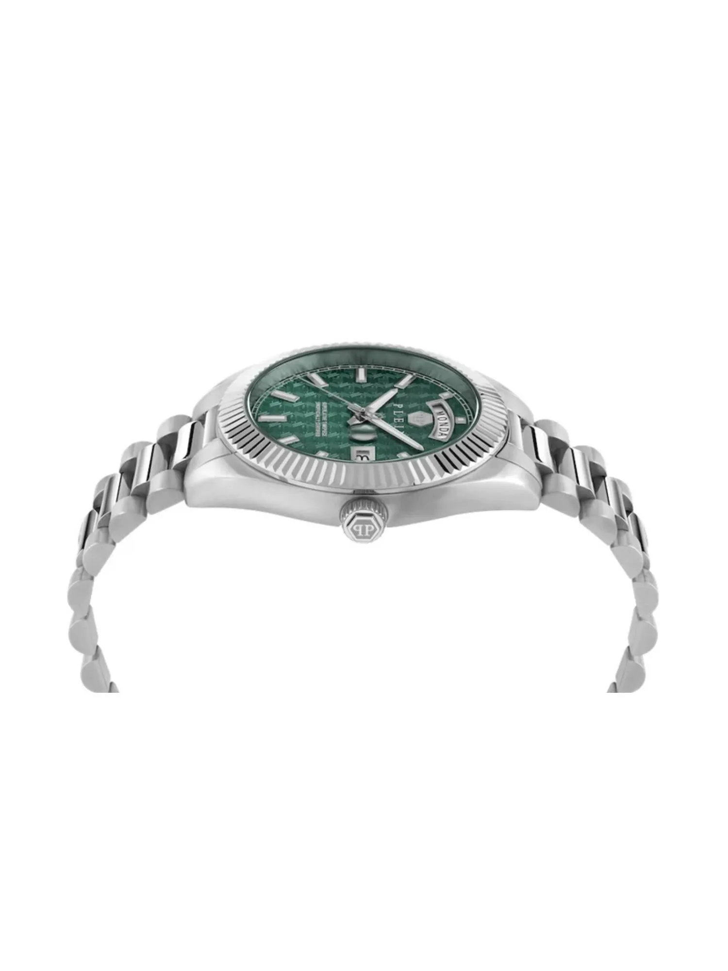 Philipp Plein Men 42 mm Size Green Dial Analog Watch - PWPNA0124