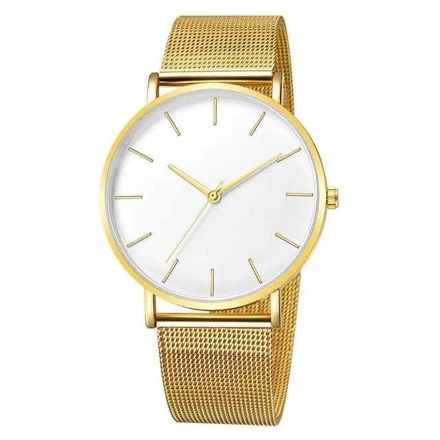 Quartz Stainless Steel Watch For Men