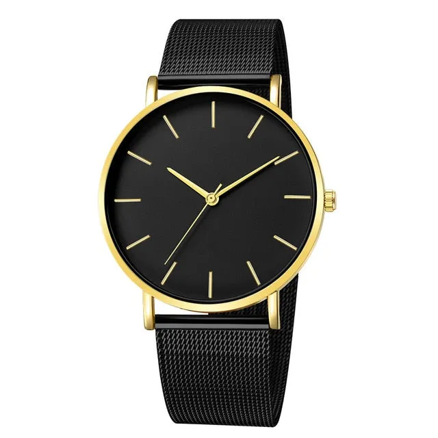 Quartz Stainless Steel Watch For Men
