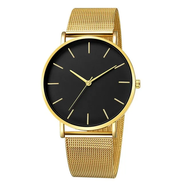 Quartz Stainless Steel Watch For Men