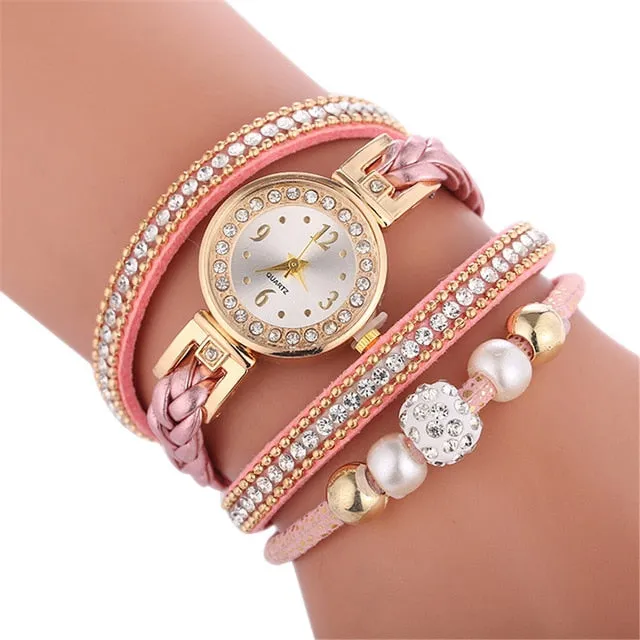 Quartz Wrist Luxury Bracelet Watch For Ladies