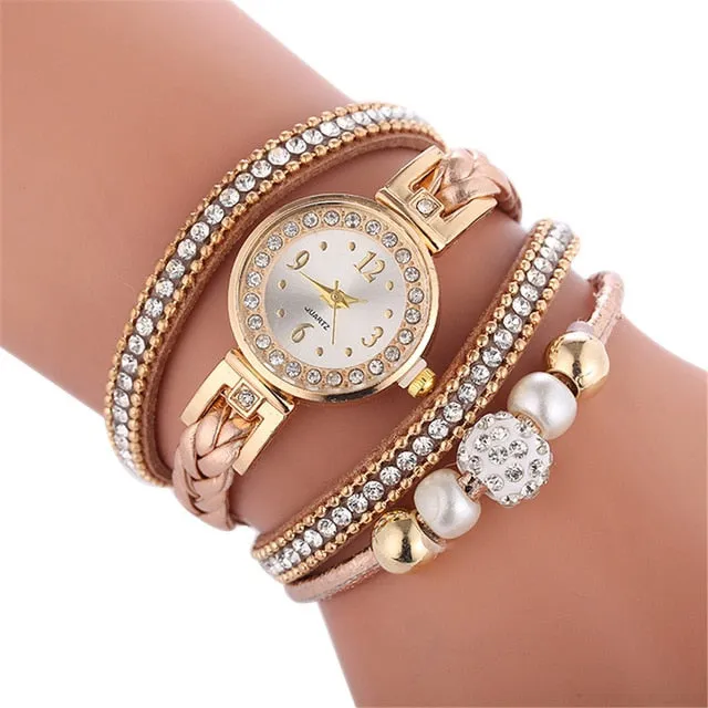 Quartz Wrist Luxury Bracelet Watch For Ladies