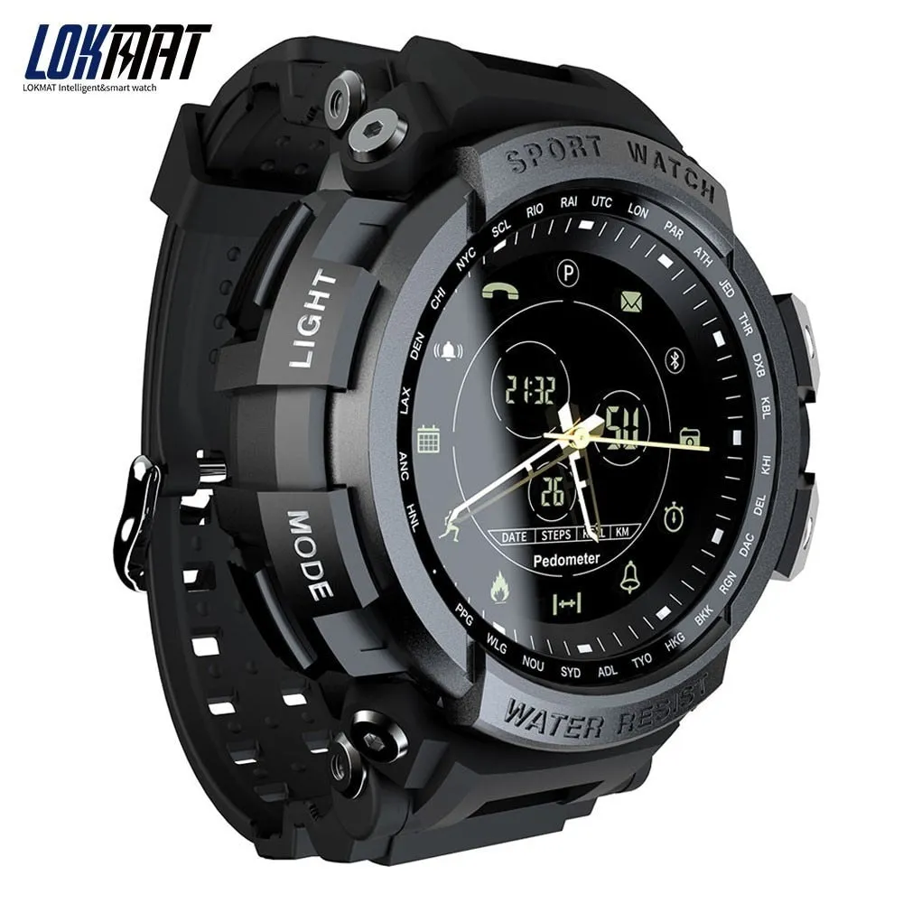 "New LOKMAT" Waterproof Bluetooth Call Reminder men Smart Watch IOS Android phone
