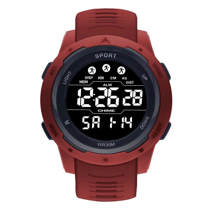 Retro Classic Style Solid Color Electronic Men's Watches