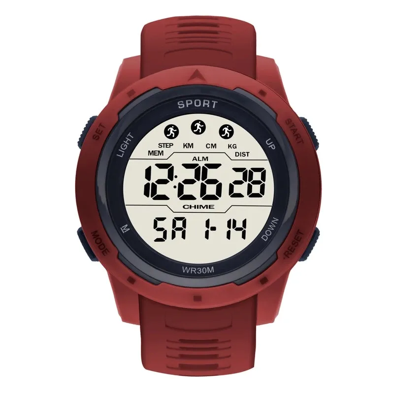 Retro Classic Style Solid Color Electronic Men's Watches