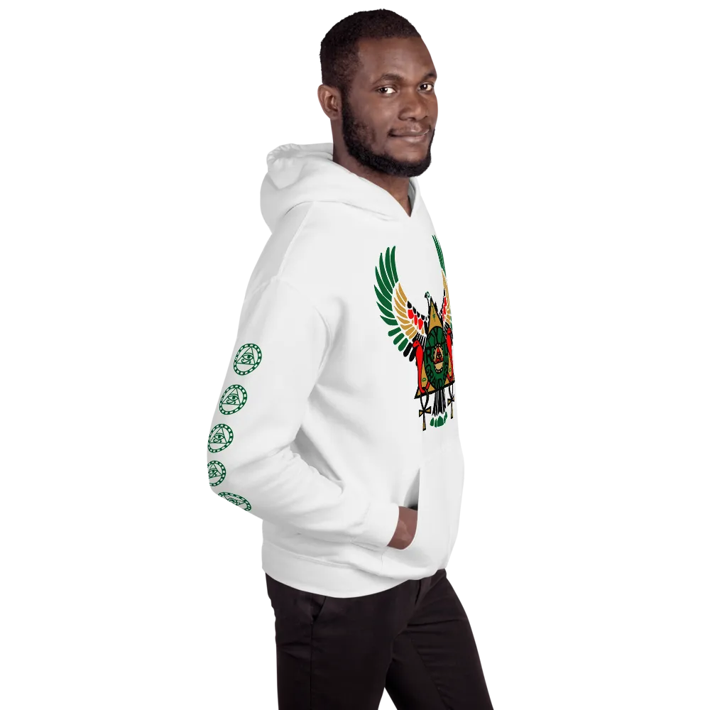 ROYAL. | RA PARTY | GRAND RISING Unisex Hoodie Nubian Flag And Gradient Varieties
