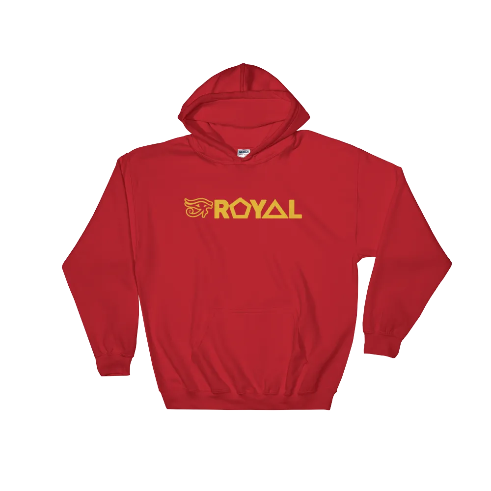 ROYAL. | Urban Resort | RA PARTY ROYAL EMBLEM Unisex Heavy Blend Hoodie HONEYCOMB GOLD (5 VARIETIES)