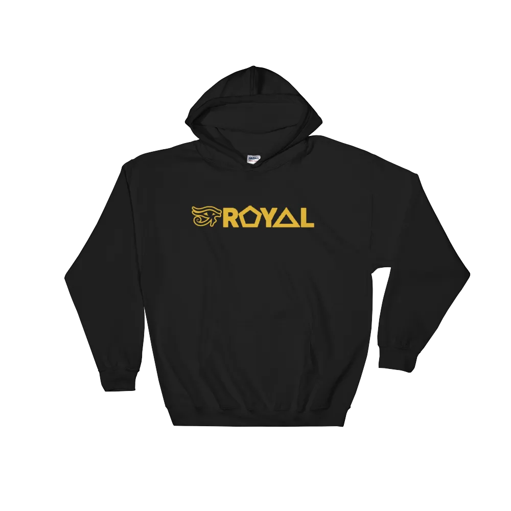 ROYAL. | Urban Resort | RA PARTY ROYAL EMBLEM Unisex Heavy Blend Hoodie HONEYCOMB GOLD (5 VARIETIES)