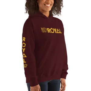 ROYAL. | Urban Resort | RA PARTY ROYAL EMBLEM Unisex Heavy Blend Hoodie HONEYCOMB GOLD (5 VARIETIES)