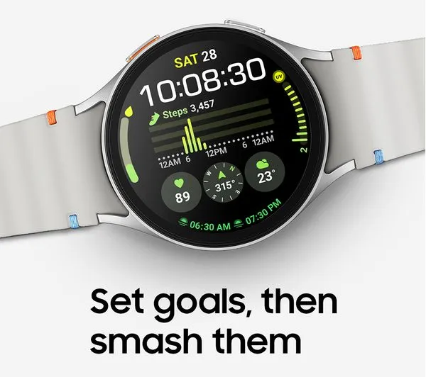 SAMSUNG Galaxy Watch7 GPS with Bixby - Green, 44 mm - Pristine