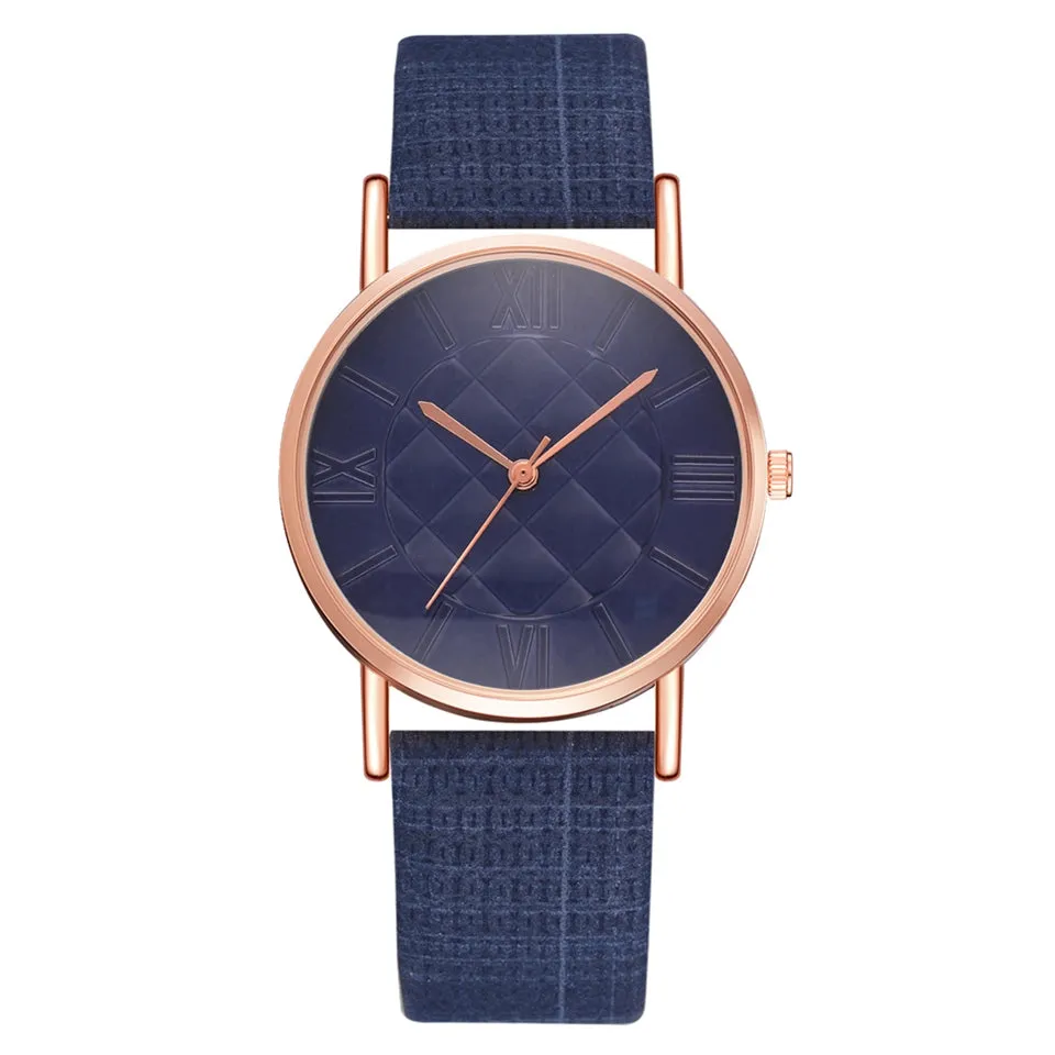 Sidiou Group Fashion Luxury Top Brand Women Leather Band Dress Quartz Wrist Watches Stylish Round White Casual Ladies Wristwatch