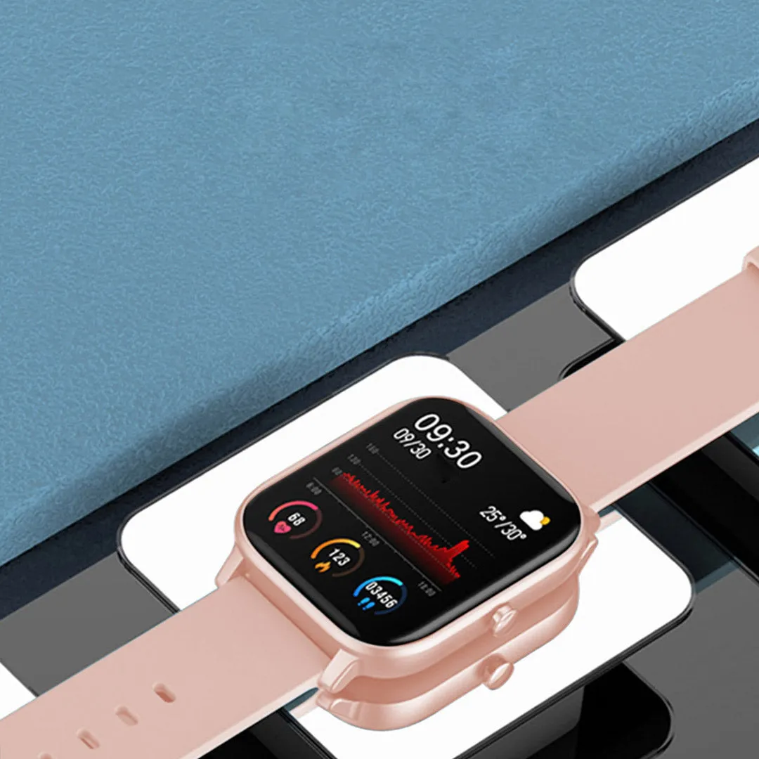 Smart Wrist Watch Premium Waterproof Fitness Heart Rate Monitor Tracker P8 - Gold